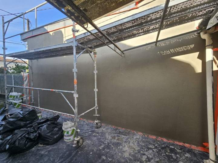 Rénovation d'un mur à Talence (2)